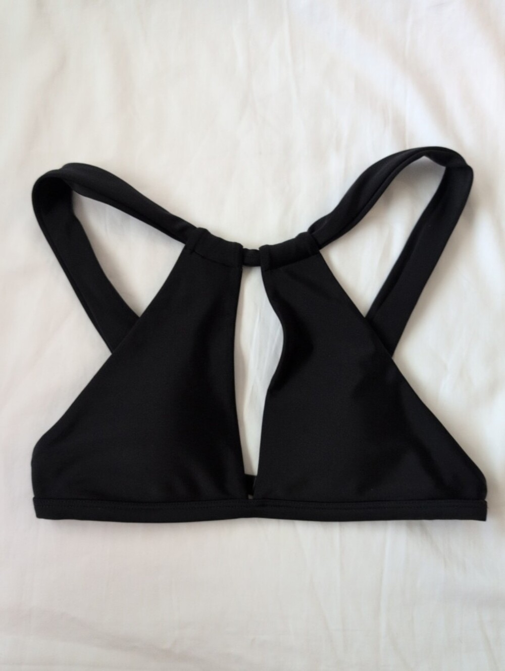 Kendall & Kylie Bikini Top - Black, Size XS